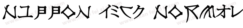 Nippon Tech Normal字体转换